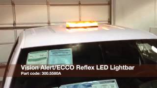 ECCO Vision Alert 5580A Reflex LED Mini Lightbar from Dun-Bri Group