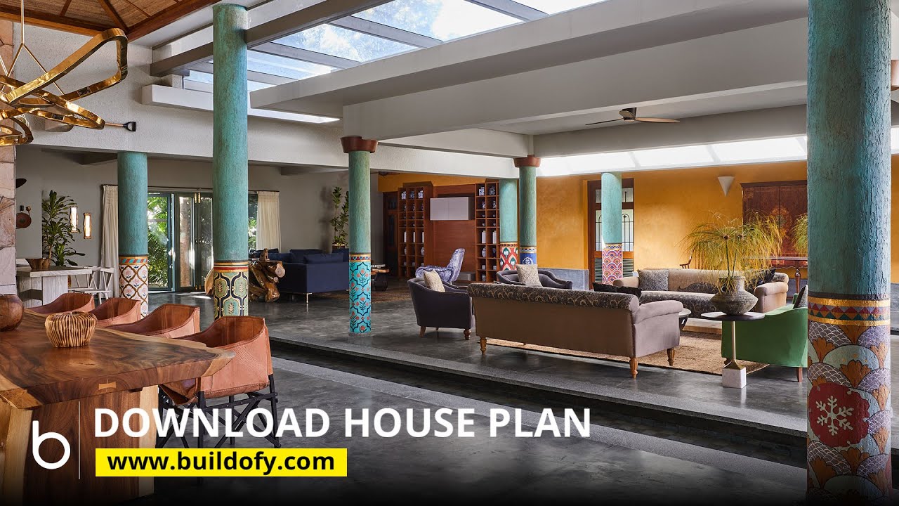 Modern Courtyard House with traditional elements in Hosur, Tamil Nadu | FADD Studio