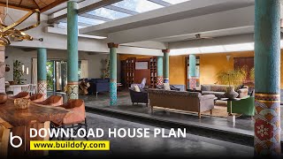 Modern Courtyard House with traditional elements in Hosur, Tamil Nadu | FADD Studio