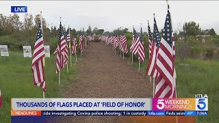‘Field of Honor’ in Newport Beach recognizes U.S. service members during Memorial Day weekend
