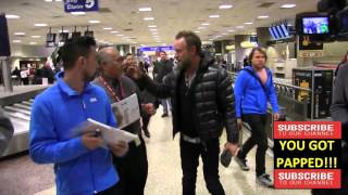 Sting ignoes fans arrives to Sundance Film Festival at Salt Lake City Airport in Salt Lake City