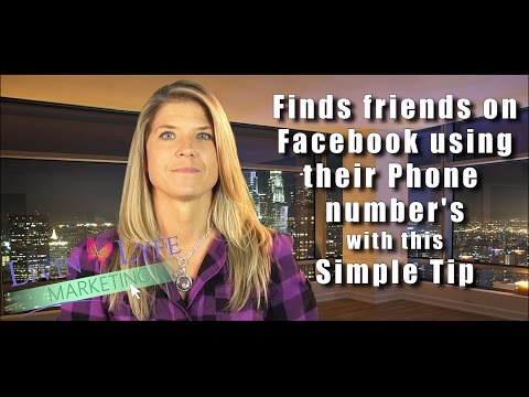 Find Friends on Facebook using their phone number Find Friends on Facebook using their phone number