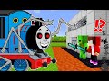 The Most Secure House vs THOMAS TRAIN EXE - Minecraft gameplay by Mikey and JJ (Maizen Parody)