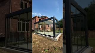 pergola and glass installation / Palmiye Toronto