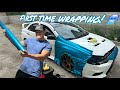 Wrapping my evo x (first time beginner)