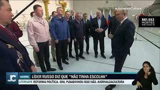 Guerra no Leste Europeu: Vladimir Putin diz que atacou a ucrânia porque não tinha escolha