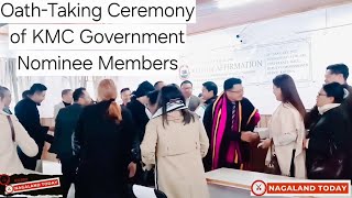 Oath-Taking Ceremony of Kohima Municipal Council Government Nominee Members on January 29.