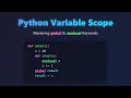 Python Global vs Nonlocal: Variable Scope Explained for Beginners!
