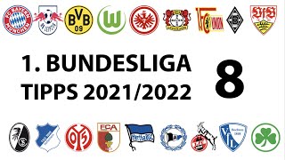 Bundesligatipps 1.Liga - 8.Spieltag - Saison 2021/2022