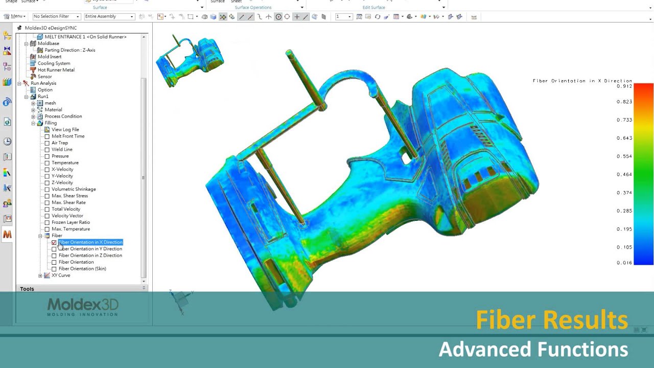 Moldex3D EDesignSYNC For NX_Advanced Functions - YouTube