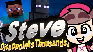 MINECRAFT STEVE IN SMASH BROS. ULTIMATE REACTION