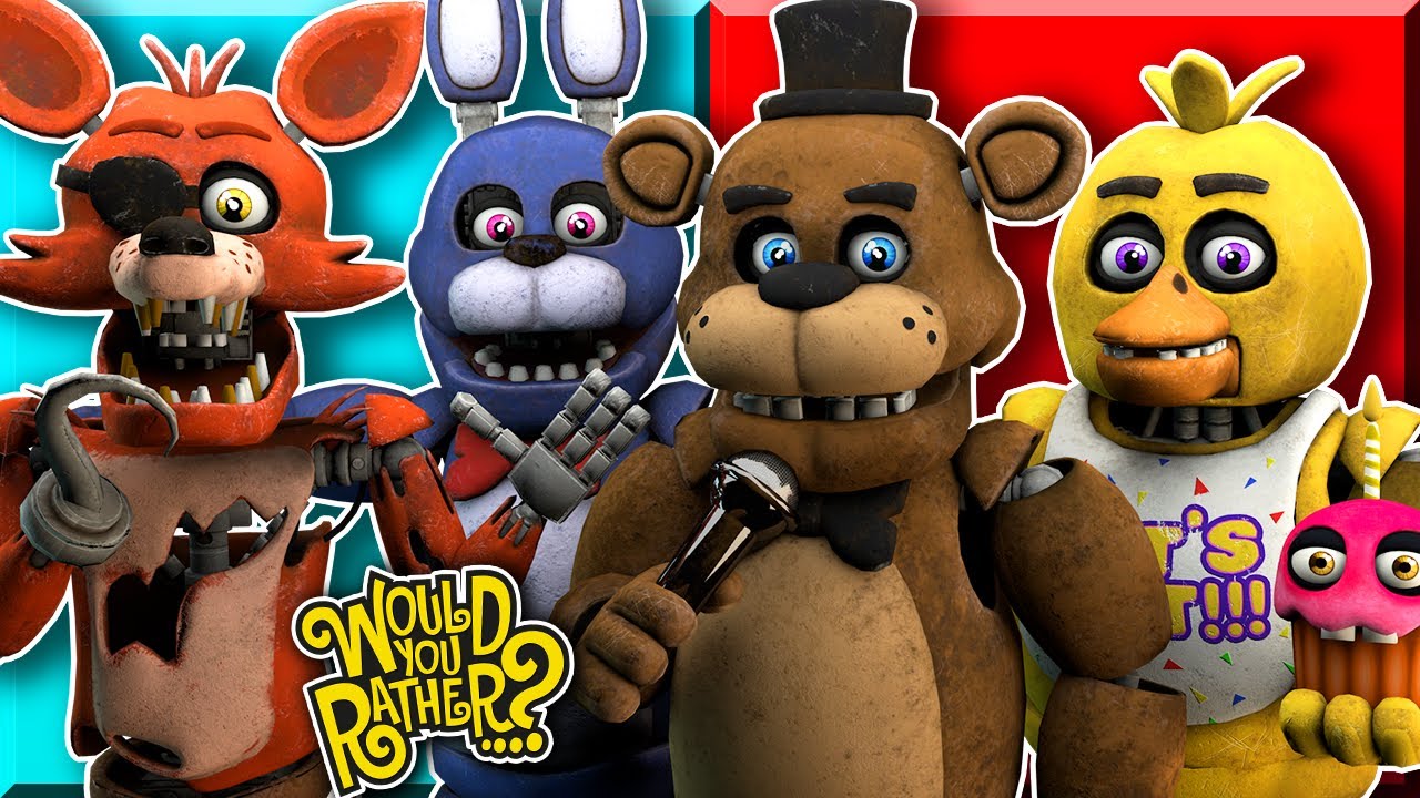 Freddy Bonnie Chica Foxy Amor