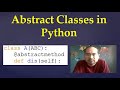 53. Abstract class and method in Python