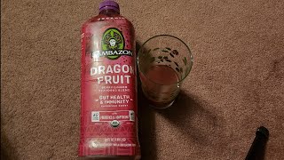 Costco Sale Item Review Sambazon Dragon Fruit Berry Ginger Flavored Blend Taste Test