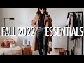 FALL 2022 FASHION ESSENTIALS | UNIQLO U Haul, Try-On | Affordable Fashion Trends & Outfit Ideas