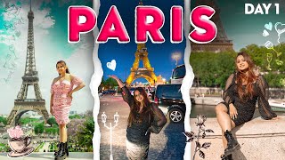 Welcome to PARIS 🗼 Baby!!! | Euro Trip | Eiffel Tower at Night | Meghna Datta