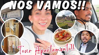 NOS VAMOS  🛩️🧳 | TOUR APARTAMENTO (Airbnb) 🌃 + REUNIÓN ESPECIAL DESPUÉS DE UN AÑO DE ESPERA 😍