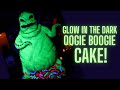 3D Glow In The Dark Oogie Boogie Halloween Cake! The Nightmare Before Christmas Disney | DIY