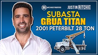 Subasta Exitosa de Grúa Titan 2001 Peterbilt de 28 Ton con Justin Ritchie