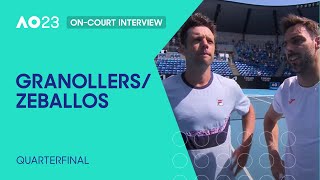 Granollers/Zeballos On-Court Interview | Australian Open 2023 Quarterfinal