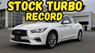 New stock turbo q50 record @goracebox  tuned