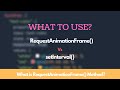 Working with requestAnimationFrame() Method For Animations