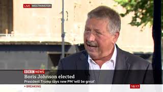 Sammy Wilson discusses Brexit policy and the DUP's stance as Boris Johnson becomes PM