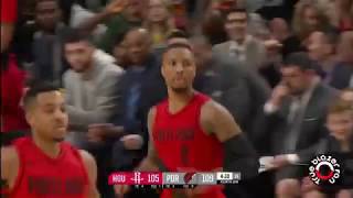 Portland Trail Blazers vs Houston Rockets - Full Game Highlights - December 9, 2017