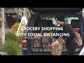 Grocery shopping with social distancing