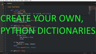 Python Tutorial - || Dictionaries || Hash Table || Hashmap || Code Walk-through ||