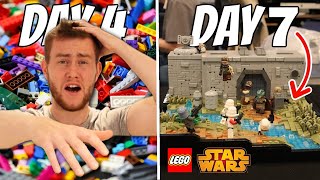 I BUILT A LEGO STAR WARS MOC in 7 DAYS....