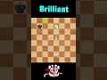 brilliant end game💎💎 chess brilliant