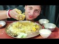 Soya Chunks Curry Rice | Eating competition | Popi Eater