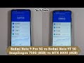 Snapdragon 750G vs Dimensity 800U Speed test/Gaming comparison! PUBG/Redmi Note 9 Pro 5G vs Note 9T