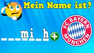 Errate die Bundesliga Spieler an nur 3 Buchstaben ⚽ Fußball Quiz