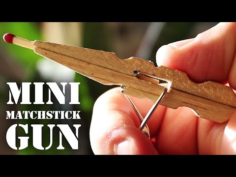 Mini Matchstick Gun - The Clothespin Pocket Pistol Mini Matchstick Gun - The Clothespin Pocket Pistol
