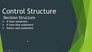 Control Structure (Decision Structure) Visual Basic 6.0 By Megha Mam #Ifthen #Ifthenelse