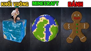 NẾU THẮNG TÊ TÊ BIẾN TRÁI ĐẤT HÌNH TRÒN THÀNH THẾ GIỚI KHỐI VUÔNG  MINECRAFT TRONG SOLAR SMASH