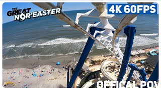 Official Great Nor'Easter on-ride 4K POV @60fps - Moreys Piers, Wildwood NJ