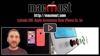 Apple Announces New iPhone 5c, 5s (MacMost Now 916)