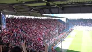 Die rote Wand: Fans des 1. FC Köln beim VfL Bochum am 4.05.13 in HD