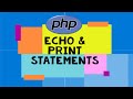 #2 PHP Tutorial for Beginners | Echo and Print Statements