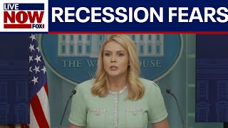 Karoline Leavitt addresses recession concerns