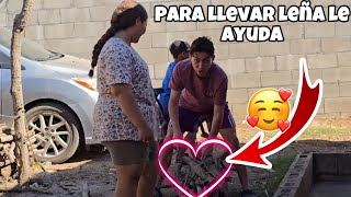 Kuaki Y el Chelito Juntos Recogiendo Leña🥰Nano No le Gustos😆