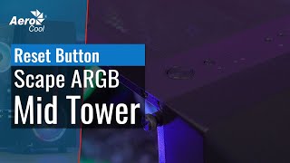 Scape Mid Tower Case - How to Control the RGB Lighting with the PC Reset Button