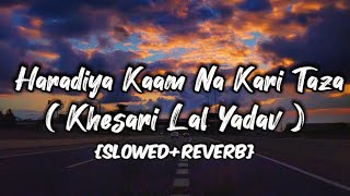 Haradiya Kaam Na Kari Taza (Slowed+Reverb)   | Khesari Lal Yadav | SWING MUSIC 🎶❤️🫶