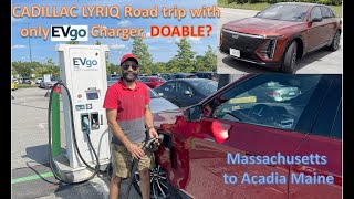 Cadillac Lyriq EV Road Trip with EVgo Chargers, Doable?