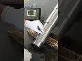 Ultrasonic test of shaft by shear wave (NDT)