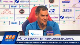 Cerro Porteño (3) - (1) Nacional - Torneo Apertura 2025: Palabras del DT Victor Bernay