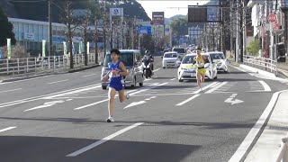 2024長崎県下一周駅伝 第1日1区 時津町井手園交差点